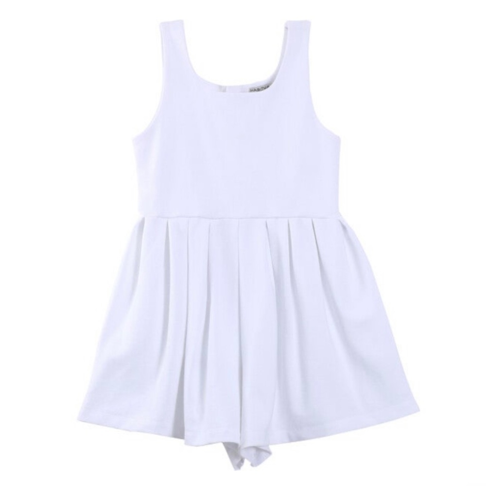 HABITUAL Kids White Baby Doll Romper NEW!! $46